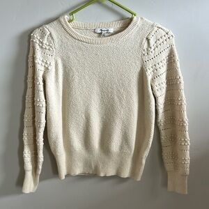 Madewell cream knit sweater